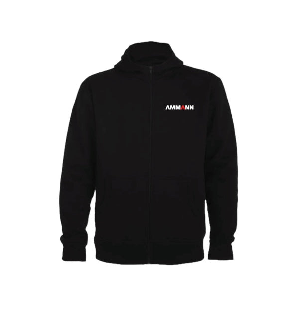 Ammann EU:  Black Zipped Hoodie 2026 Edition