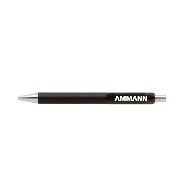 Ammann EU: Pen in Black with White Print