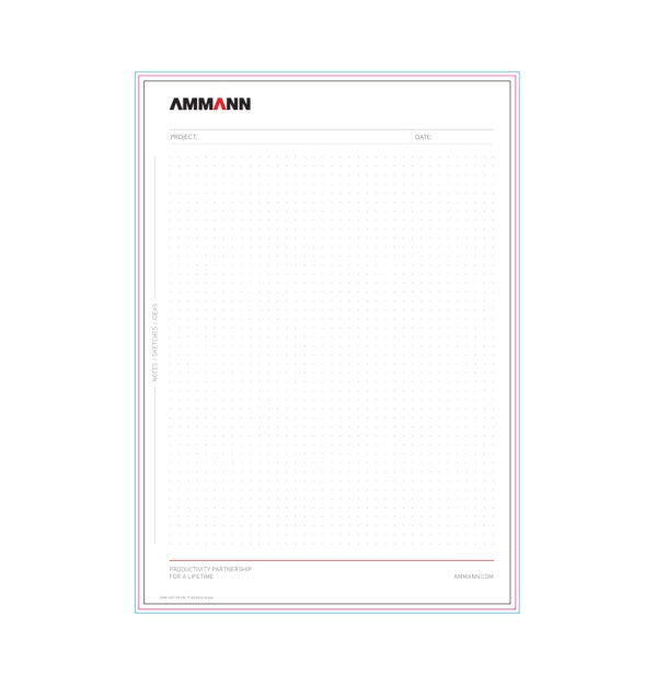 Ammann EU: A4 Notepad